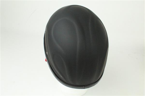 Grote foto flame cap helm mat zwart outlet motoren kleding