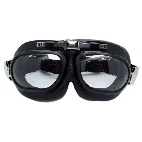 Grote foto crg raf zwarte motorbril glaskleur donker smoke motoren kleding
