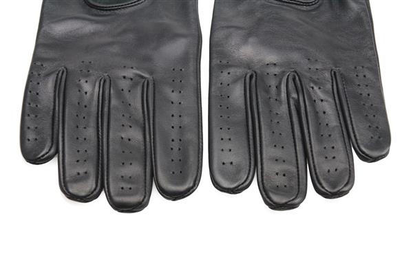 Grote foto swift retro racing leren handschoenen zwart motoren kleding