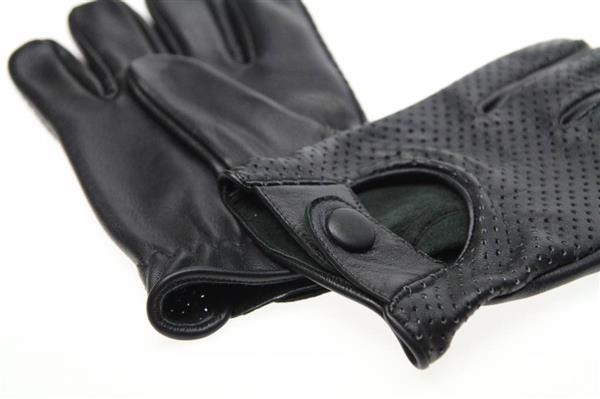 Grote foto swift retro racing mesh leren handschoenen zwart motoren kleding