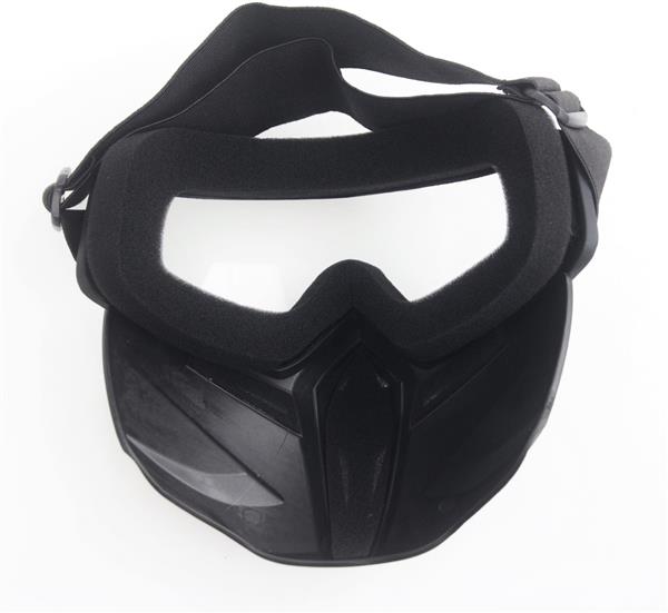 Grote foto dark mask helm masker goud reflectie outlet motoren kleding