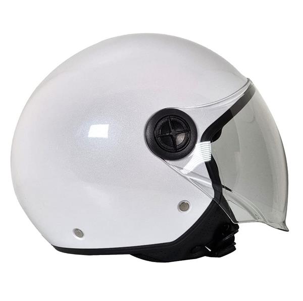 Grote foto bhr 832 minimal vespa helm wit motoren kleding