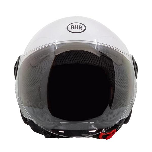 Grote foto bhr 832 minimal vespa helm wit motoren kleding