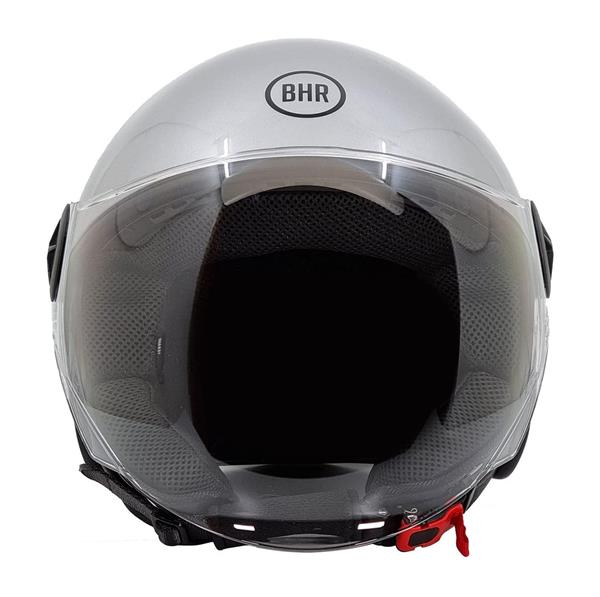 Grote foto bhr 832 minimal vespa helm zilver motoren kleding