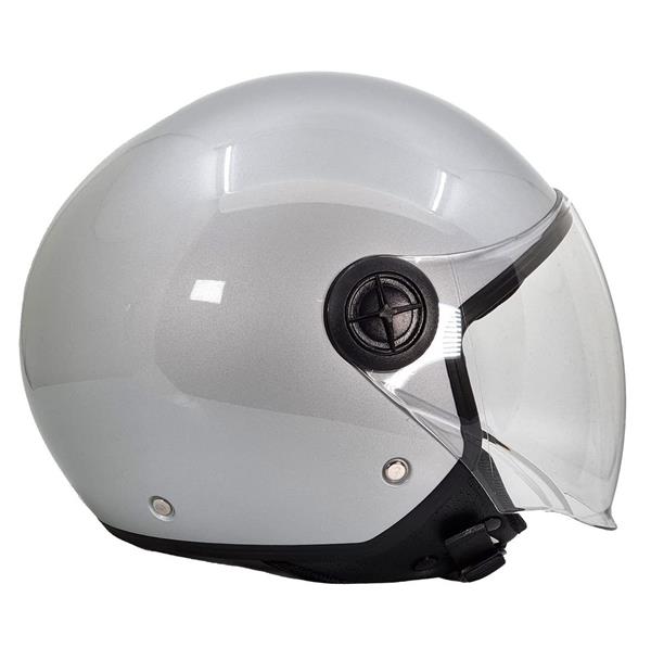 Grote foto bhr 832 minimal vespa helm zilver motoren kleding