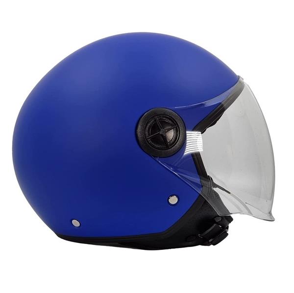Grote foto bhr 832 minimal vespa helm mat blauw motoren kleding