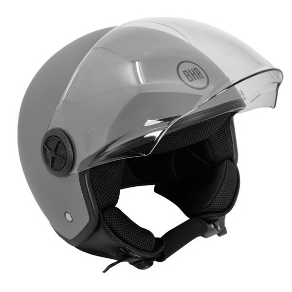 Grote foto bhr 832 minimal vespa helm mat grijs motoren kleding