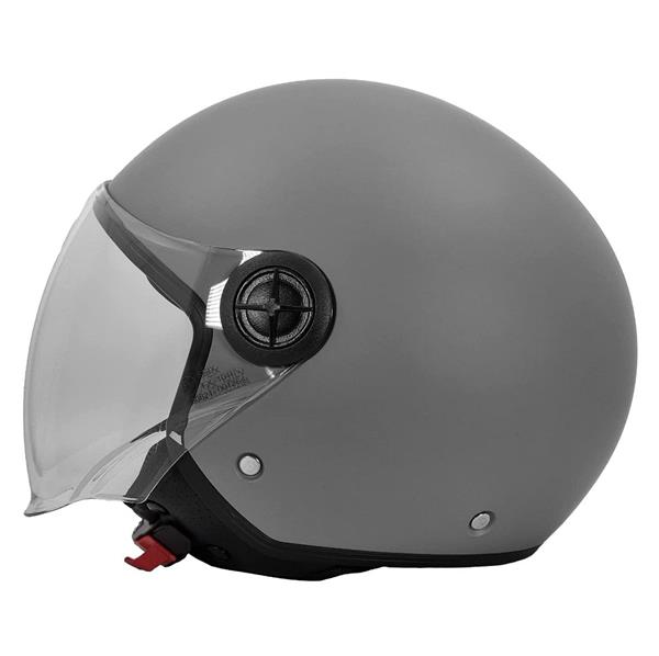 Grote foto bhr 832 minimal vespa helm mat grijs motoren kleding