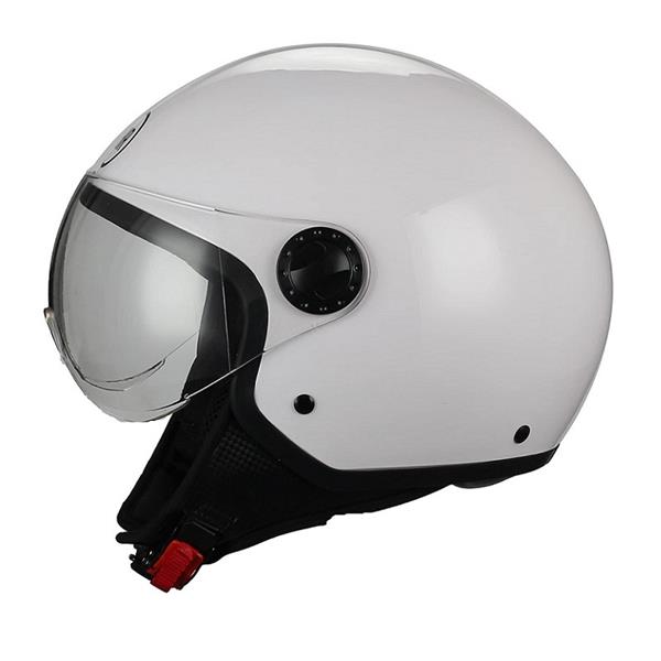 Grote foto bhr 801 vespa helm wit motoren kleding