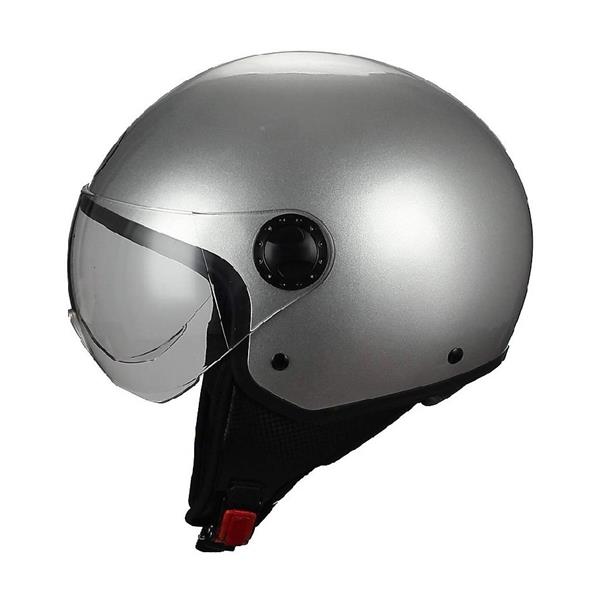 Grote foto bhr 801 vespa helm zilver motoren kleding