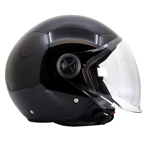 Grote foto bhr 832 minimal vespa helm glans zwart maat l outlet motoren kleding