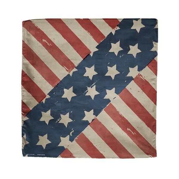 Grote foto zan headgear bandana amerikaanse vlag motoren kleding