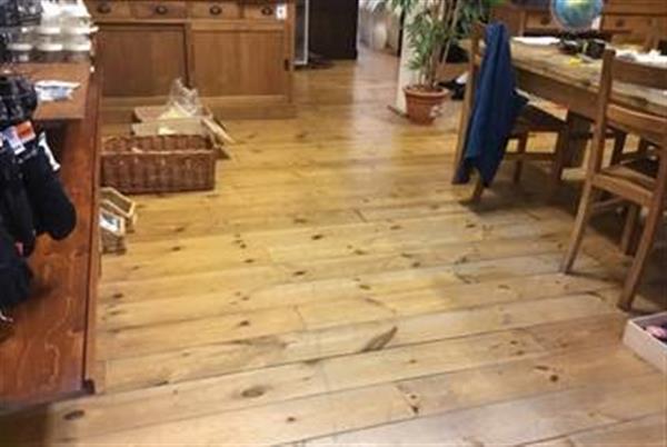 Grote foto vloeren sales bruine houten kloostervloer 9 98 pm2 op op doe het zelf en verbouw tegels