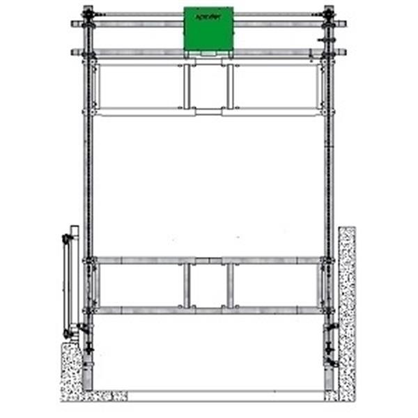 Grote foto elektrisch optrekhek spinder autolift lengte 270 330 cm dieren en toebehoren runderen