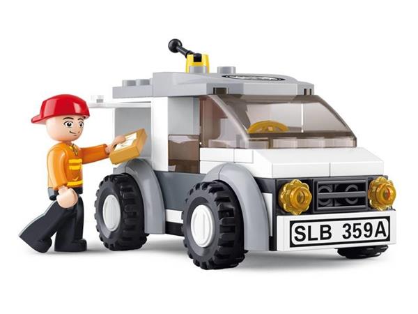 Grote foto sluban bezorgwagen m38 b0359 kinderen en baby duplo en lego