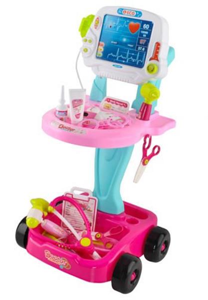 Grote foto doktersset met trolley roze medical play set roze kinderen en baby overige