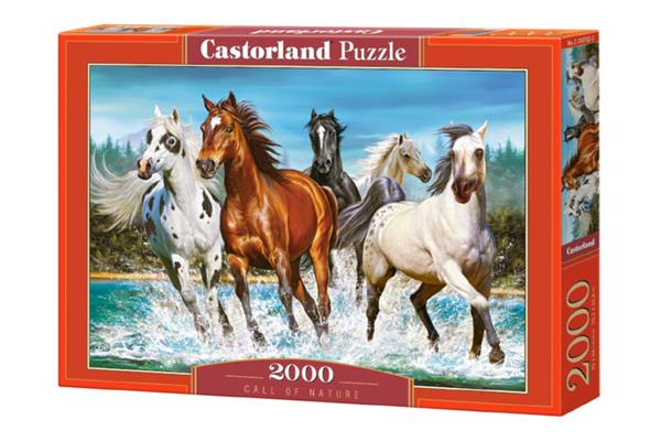 Grote foto call of nature castorland c 200702 2 kinderen en baby puzzels