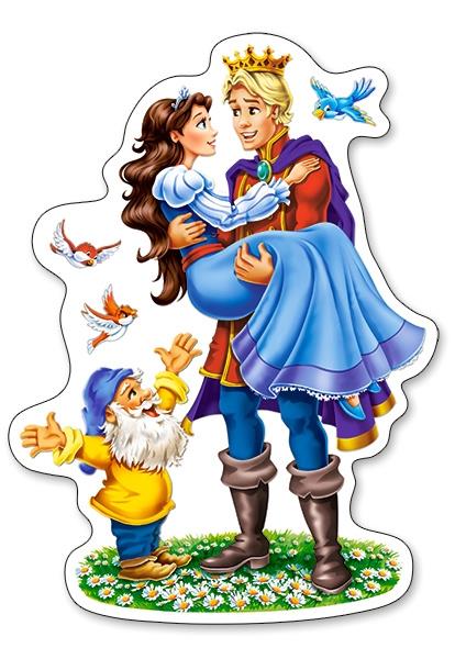 Grote foto 4 delige puzzel set verliefde prinsessen castorland b 04461 2 kinderen en baby puzzels