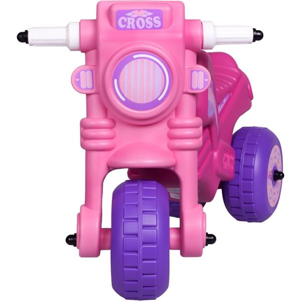 Grote foto loopmotor loopfiets crossmotor paars kinderen en baby los speelgoed