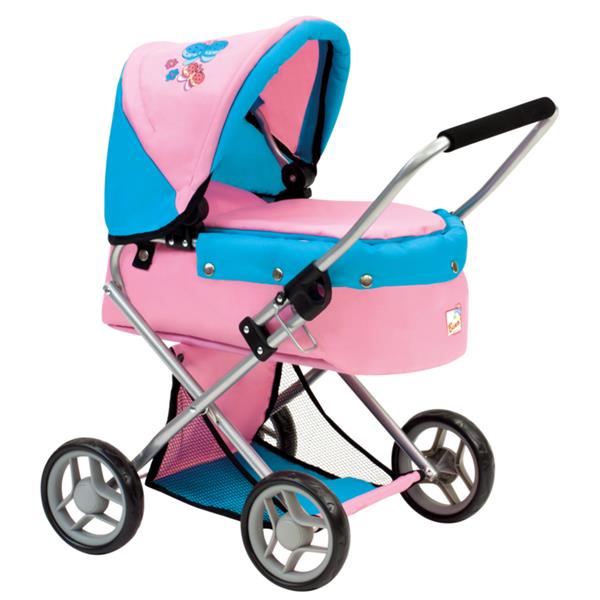 Grote foto poppenwagen wandelwagen diana bino 82917 kinderen en baby poppen