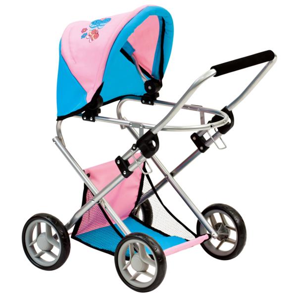 Grote foto poppenwagen wandelwagen diana bino 82917 kinderen en baby poppen