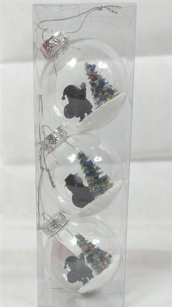 Grote foto 3d kerstballen set 3 stuks 8cm diversen overige diversen