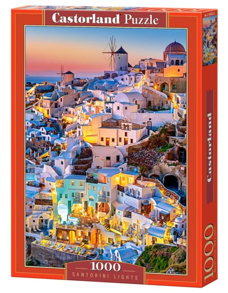 Grote foto santorini lights castorland c 103522 kinderen en baby puzzels