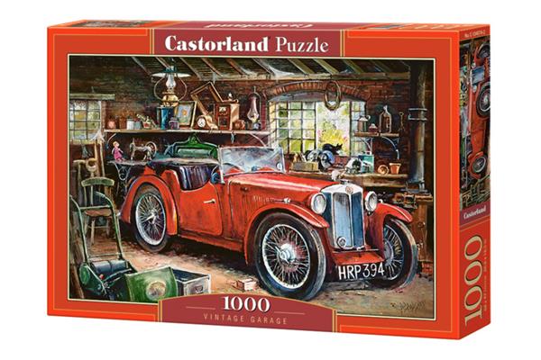 Grote foto vintage garage castorland c 104574 kinderen en baby puzzels