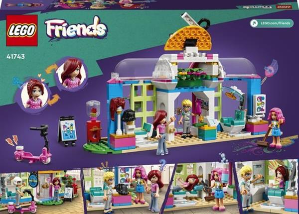 Grote foto lego friends kapper 41743 kinderen en baby duplo en lego