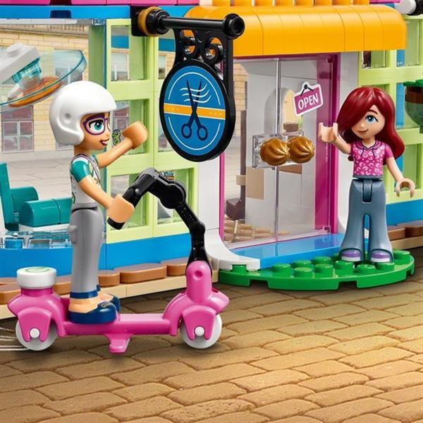 Grote foto lego friends kapper 41743 kinderen en baby duplo en lego