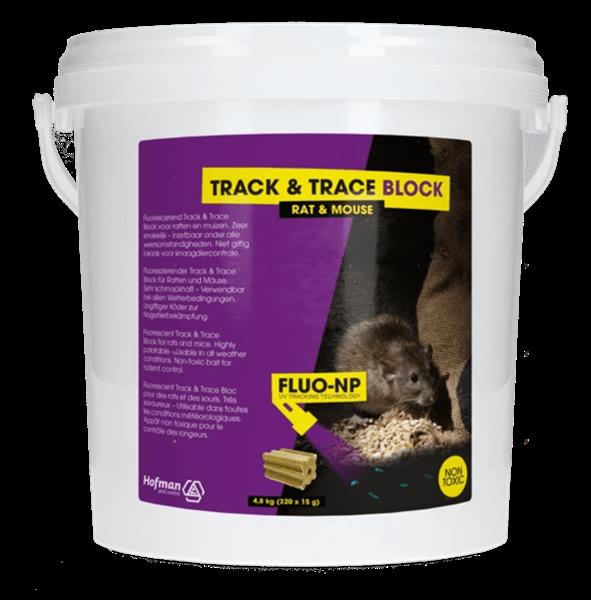 Grote foto track trace block fluo np 320x15g dieren en toebehoren overige