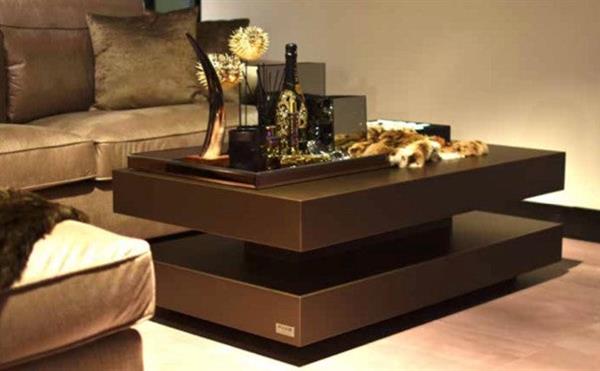 Grote foto luxe salontafel op maat dumas puuur 80x80cm mdf mat huis en inrichting eettafels