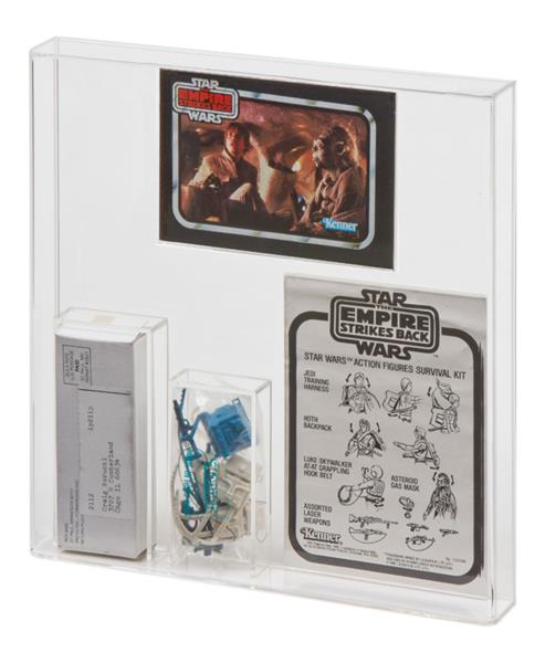 Grote foto custom order star wars esb bossk or esb survival kit mailer display case verzamelen speelgoed