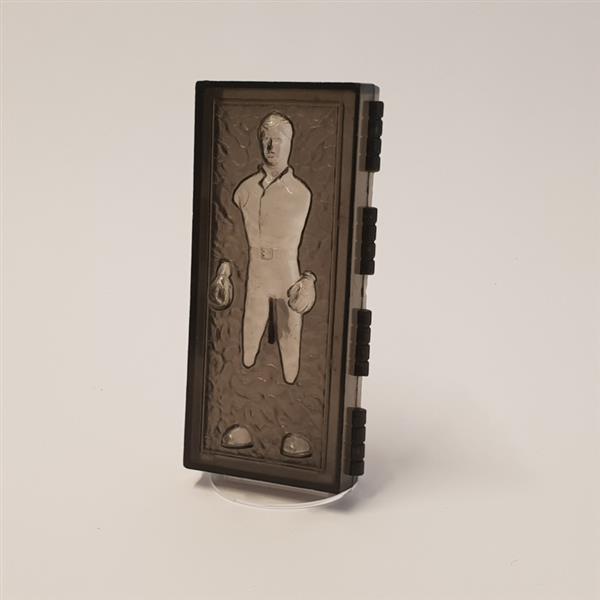 Grote foto star wars clear han solo potf carbonite block stand verzamelen speelgoed