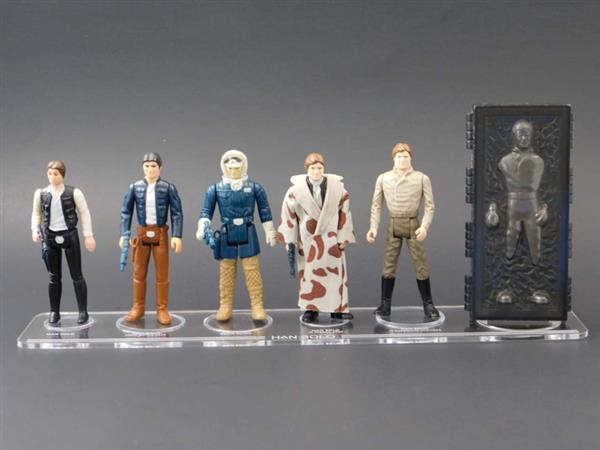 Grote foto vintage star wars han solo display stand verzamelen speelgoed