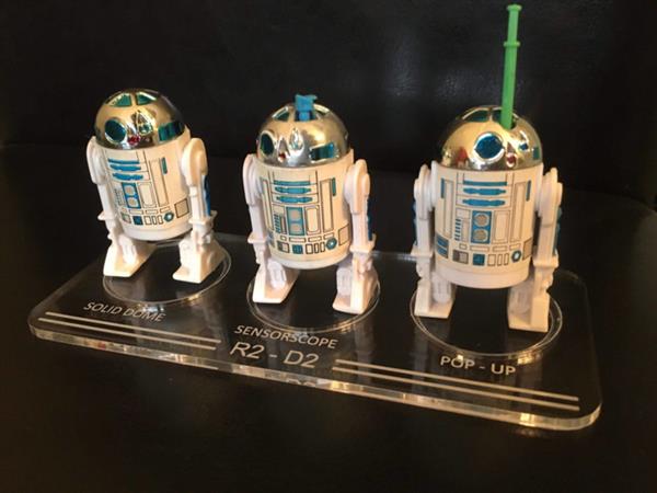 Grote foto vintage star wars r2 d2 display stand verzamelen speelgoed