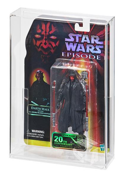 Grote foto custom order star wars hasbro black series 6 anniversary moc acrylic display case verzamelen speelgoed