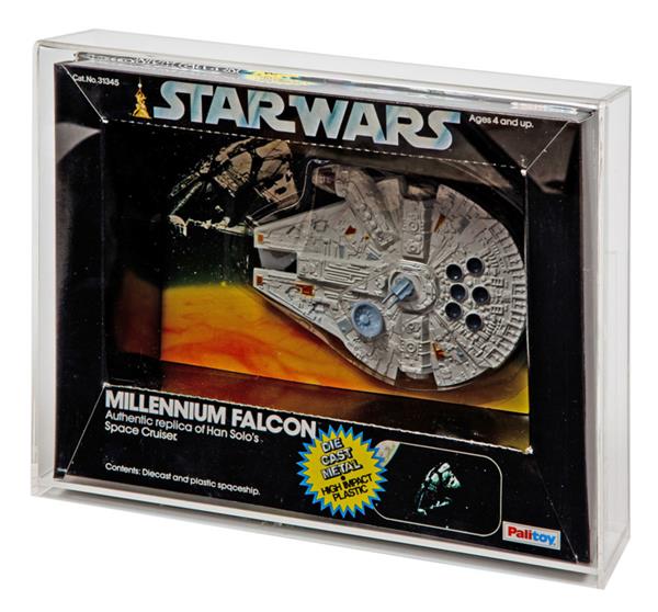 Grote foto custom order star wars esb boxed die cast vehicle display case verzamelen speelgoed