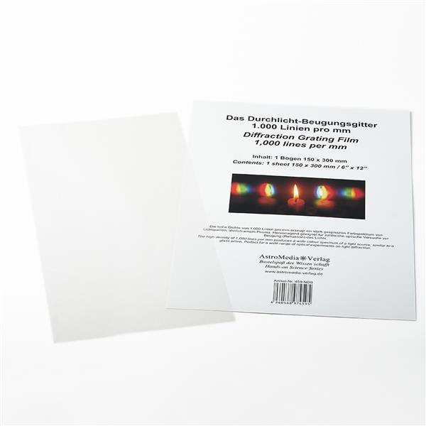 Grote foto folie diffractierooster ofwel tralie raster 1000 l mm 15x30cm kinderen en baby overige