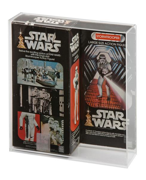 Grote foto custom order star wars boxed 12 display case c 3po stormtrooper verzamelen speelgoed
