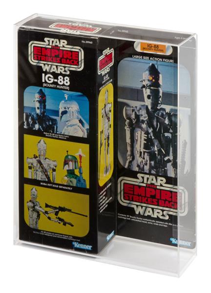 Grote foto custom order star wars boxed 12 display case vader fett chewbacca ig 88 verzamelen speelgoed