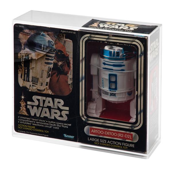 Grote foto custom order star wars boxed 12 display case r2 d2 verzamelen speelgoed