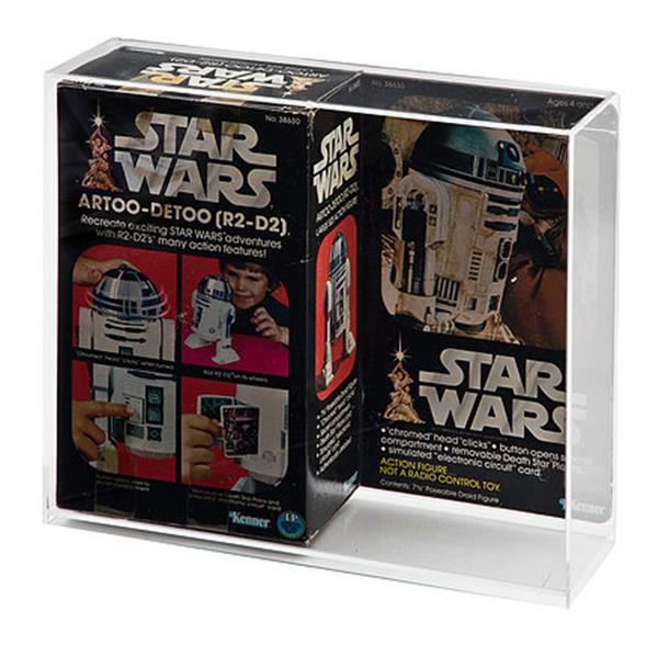 Grote foto custom order star wars boxed 12 display case r2 d2 verzamelen speelgoed