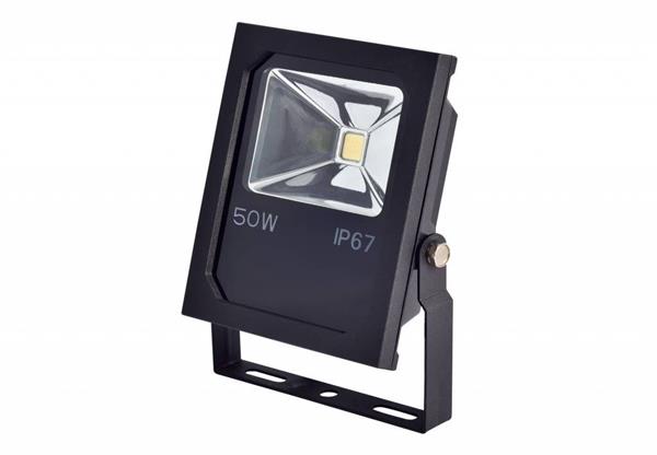 Grote foto led bouwlamp 50 watt 4000k helder wit ip67 crius tuin en terras verlichting