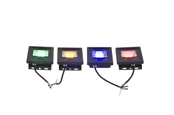 Grote foto gele led bouwlamp 10 watt ip66 crius tuin en terras verlichting