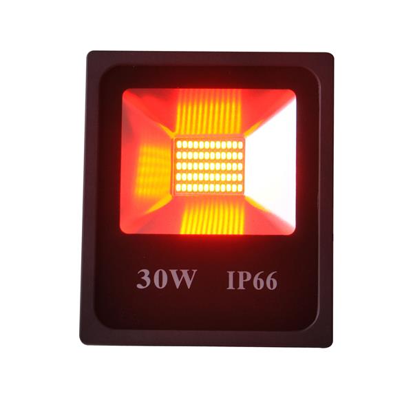 Grote foto rode led bouwlamp 30 watt ip66 crius tuin en terras verlichting