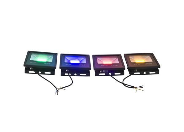 Grote foto rode led bouwlamp 30 watt ip66 crius tuin en terras verlichting