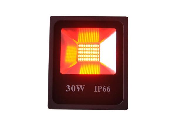 Grote foto rode led bouwlamp 30 watt ip66 crius tuin en terras verlichting