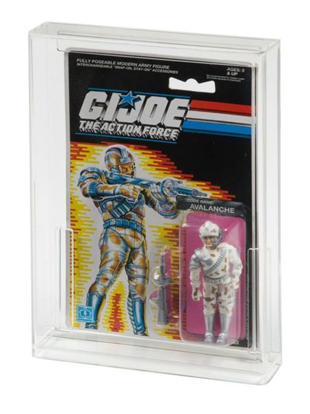 Grote foto custom order g.i. joe euro tall moc display case verzamelen speelgoed