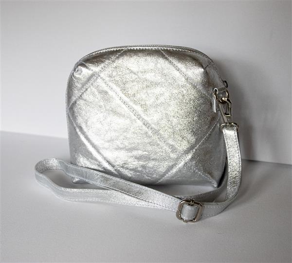 Grote foto silvina italiaans leren crossbody tas zilver sieraden tassen en uiterlijk damestassen